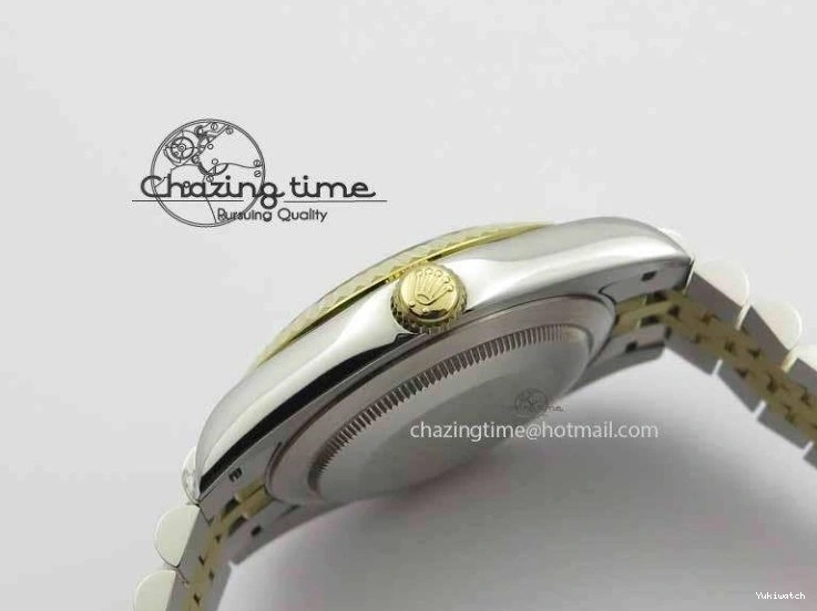 Roman YG Maker Black On Bracelet Edition A2813 BP Best 41mm DateJust SS Jubilee Dial II 0521